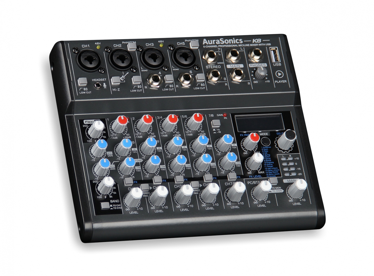 AuraSonics K8 компактный микшерный пульт в Кисловодске