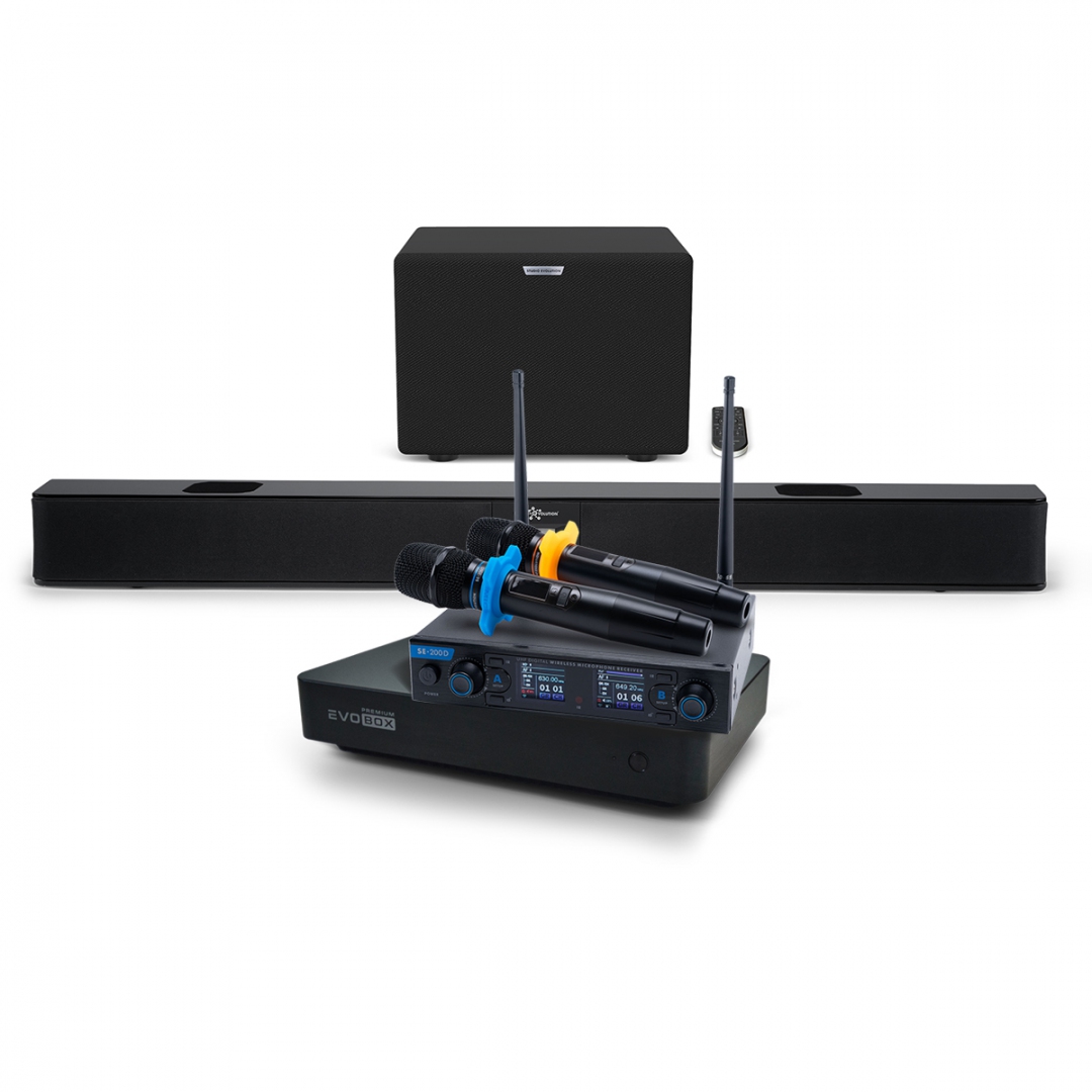 Hi-End караоке-система EVOBOX Premium + EvoSoundBar (саундбар с караоке) в Кисловодске
