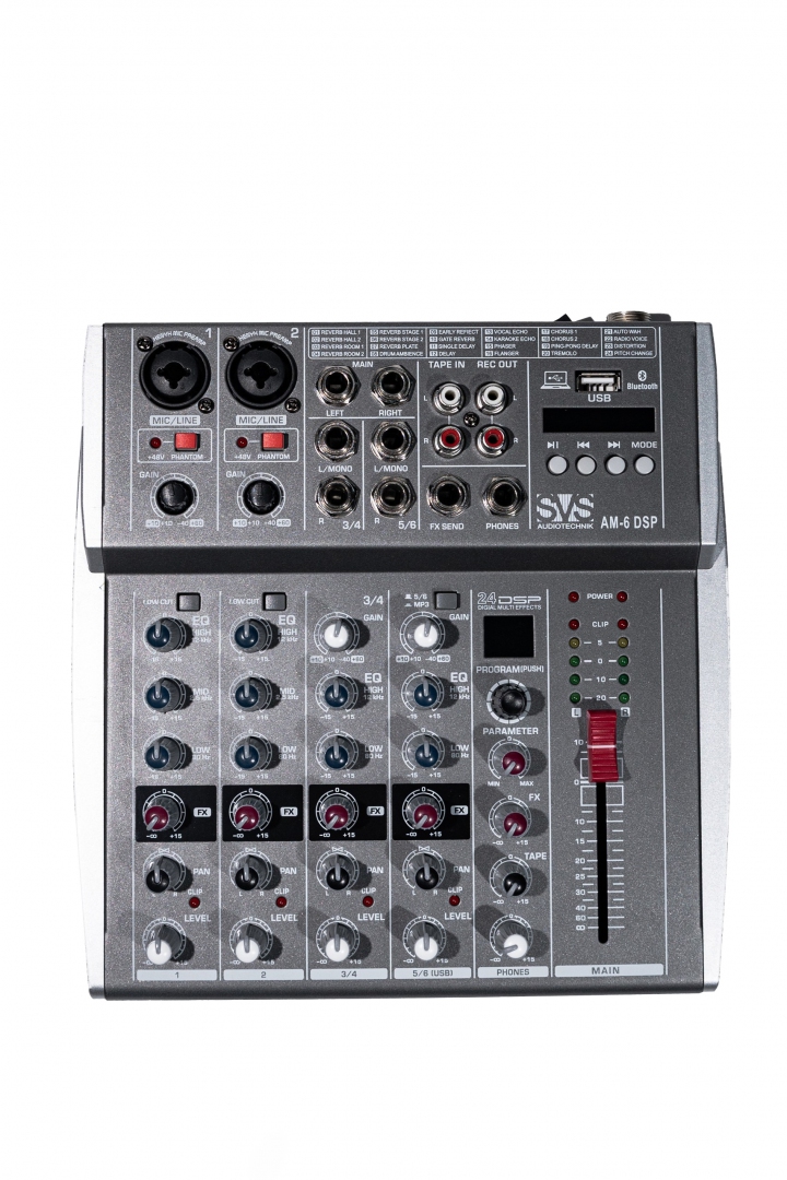 SVS Audiotechnik mixers AM-6 DSP Микшерный пульт аналоговый, 6-канальный SVS Audiotechnik mixers в Кисловодске